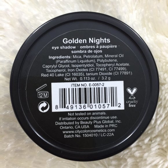 City Color Golden Nights Eye Shadow Make Up BNWT - Picture 3 of 4